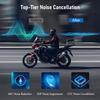 THOKWOK Helmet Bluetooth Headset, TK-X4SC Motorcycle Helmet Intercom for 6 Riders Up to 2000M, Music Share/Top-Tier Noise Reduction/LCD Screen/HiFi Stereo,Universal Communication System (2 Pack) view 3