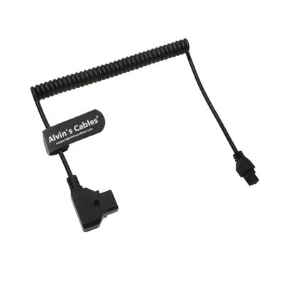 Alvins Cables D-Tap to 4-Pin Microfit Power Cable for Freefly Ember S5K Camera (Coiled Cable)