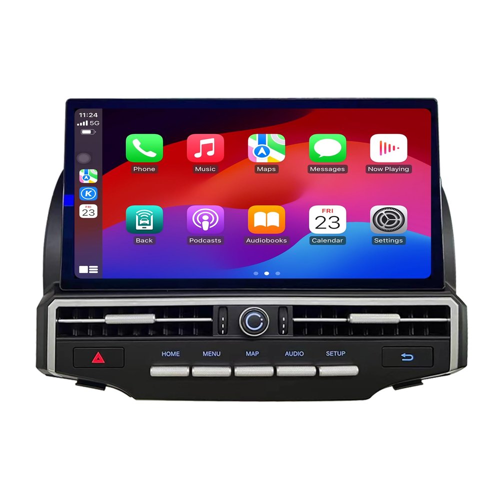 ZWNAV 12.3" IPS Screen CarPlay Android 13 Car Radio for Toyota 4Runner 2010-2023 Auto Radio Multimedia Player Navi Stereo GPS HeadUnit (4-64GB carplay)