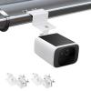 2Pack Gutter Mount Compatible with eufy Security SoloCam S220/C210, eufyCam 2C/2C Pro/S3 Pro, 3/S330, 2/2 Pro, 3C/S300, 360Adjustable Weatherproof Mounting Bracket for Eufy Security Camera - White view 1