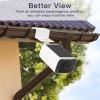 2Pack Gutter Mount Compatible with eufy Security SoloCam S220/C210, eufyCam 2C/2C Pro/S3 Pro, 3/S330, 2/2 Pro, 3C/S300, 360Adjustable Weatherproof Mounting Bracket for Eufy Security Camera - White view 3