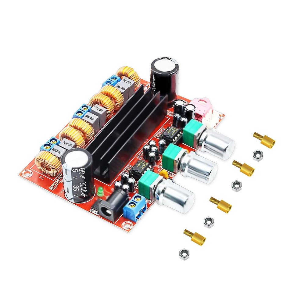 DaFuRui TPA3116D2 2 x 50W 2.1 Channel Digital 12V-24V Power 100W Amplifier AMP Subwoofer