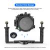 Sea frogs Camera Case Compatible with Sony A7R4 with 16-35mm Wide Angle Lens,Waterproof IPX8,40m(130ft) Depth Protection Underwater Camera Housing,Ideal for Diving,Surfing,Rowing view 4