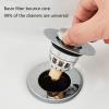 Rooyar Replacement Wash Basin Plug Convenient Sink Stopper Innovative Bathroom Sink Plug Catch Debris Prevent Clogging view 3