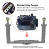 Sea Frogs Waterproof Camera Housing Compatible with Sony RX100 VI IPX8 40m/130ft Maximum Diving Depth Underwater Camera Case for Diving, Surfing, Rowing, Skiing view 2