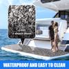 Fullfire Boat Flooring EVA Foam Decking Sheet, Camo Gray White Small Diamond Marine Flooring with Self-Adhesive Backing for Bass Boat Pontoon Boat Jon Boat Yacht Kayak RV Stairs Floor 47" x 16" view 4