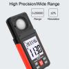Digital Lux Meter Light Meter FC Lightmeter Illuminance Meter Tester 200000 Lux Illuminometer Photometer Luxometro Luxmeter view 2