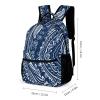 LXTDPBK Backpack for Women Men Travel Blue Polynesian Maori Tribal Pattern Daypack Lightweight Laptop Bag Carry On Backpacks for Work view 2