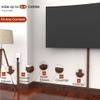 Brown Channel Kit Hide Wires - 157in Cord Concealer, Hide Along Walls, Extension Cord Safety Cover, TV Wall Wire Hiders view 2