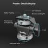 SMALLRIG Adjustable Camera Monitor Mount with Cold Shoe Mount and NP-F970 USB-C Camera Battery view 2