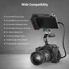 SMALLRIG Adjustable Camera Monitor Mount with Cold Shoe Mount and NP-F970 USB-C Camera Battery view 3