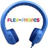 HamiltonBuhl KidsC5 FlexPhones  5Color Set (5 Pack) | EVA Foam, Leatherette Cushions, 3.5mm Plug view 2