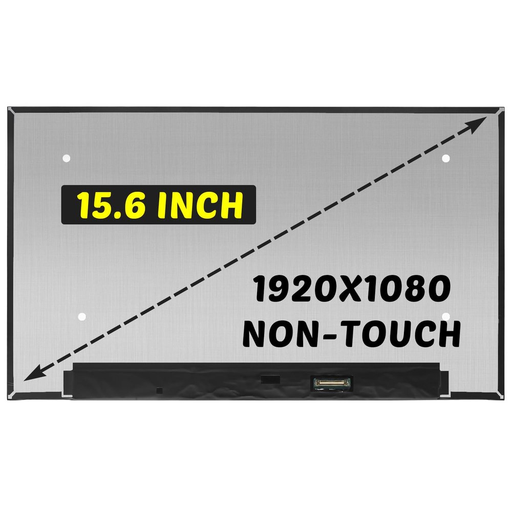 HOULISE Replacement for Lenovo N156HCA-EAB REV.C4 LCD Screen 1920x1080 15.6 inch 30 Pins 60Hz LED Display Digitizer Panel (for Non-Touch Screen Only)