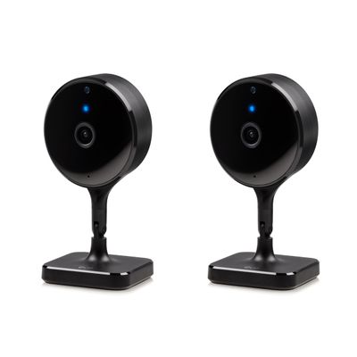 Eve Cam (2 Pack, Apple Home)  Smart Indoor Camera, 1080p Resolution, Wi-Fi, 100% Privacy, HomeKit Secure Video, iPhone Notifications, Microphone and Speaker, Night Vision, Flexible Installation