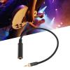 1/4 to 3.5mm Headphone Adapter, 6.35mm Female to 3.5mm Male Adapter High Strength Shielding Safety Erosion for Family Devices view 3