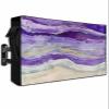 Lsrtoss Outdoor TV Cover 60-65 Inch Weatherproof, Purple Coastal Outdoor TV Enclosure with Zipper & Roll Up Front Flap, Summer Beach Nautical Abstract Art Waterproof TV Covers for Outside TV view 1