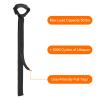 HARFINGTON 4pcs Extension Cord Holder Organizer, Storage Straps, 435mm / 17 Inches Sturdy Garage Hanging Carrying Storage Straps with Handle for Power Cords, Cables, Hoses, Ropes, Black view 3