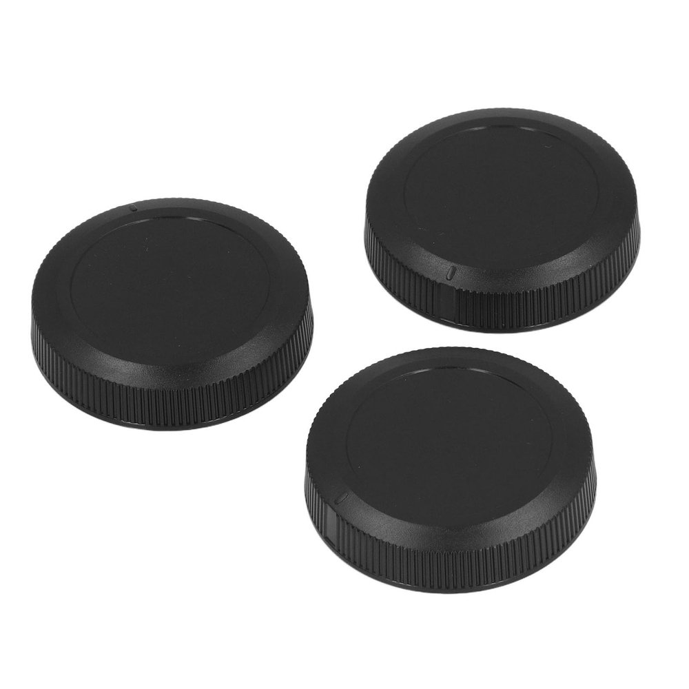 3Pcs ABS Camera Rear Lens Cover Protective Slippy Appearance, For Mirrorless Camera with RF Mount, Fits R Series Cameras