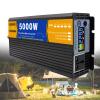 VNATWGOO 5000W Power Inverter 12V24V48V60V72V DC to 110V 220V Converter for Family RV Off Grid Solar System Car with LCD Display,12v view 1