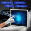 TouchWo 15.6 inch Capacitive Multi-Touchscreen Industrial Embedded Win-10 PC Monitor, IP65 Screen with 10 Points Touch Display, i3+RAM 4G+128G SSD, Integrated Phoenix2pin, HD-MI-Out & USB Ports view 2