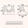 5/16in M8 Terminal Stud Wiring Junction Block for Trucks, RVs, Boats 2pcs Power Distribution Post Bus Bar Terminal Accessory view 4