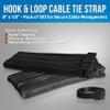 Jonard Tools CTS-812/100 Hook and Loop Cable Tie Strap, 8" x 1/2", Pack of 100 view 2