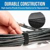 Jonard Tools CTS-812/100 Hook and Loop Cable Tie Strap, 8" x 1/2", Pack of 100 view 3
