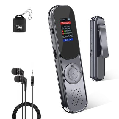 32GB Portable Digital Voice Recorder with Playback, 2280 Hours of Extended Use Recording Device, Noise Reducing Sound Recorder, A-B Playback for Presentation Meetings/Classrooms/Interviews/Passwords