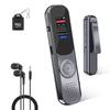 32GB Portable Digital Voice Recorder with Playback, 2280 Hours of Extended Use Recording Device, Noise Reducing Sound Recorder, A-B Playback for Presentation Meetings/Classrooms/Interviews/Passwords view 1