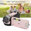 Bewinner D90 Digital Video Camera - 1080P 16MP Handheld Video Camcorder 16x Digital Zoom Video Camera with 2.7in TFT Rotatable Screen, HD Video Recorder Camera with Fill Light (Rose) view 4