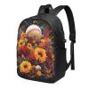 AYCZN Travel Laptop Backpack Baseball Sunflower Anti Theft Business Backpack Watercolor Rose Backpack with USB Charging Port Water Resistant Computer Bag for Men Women Fits 17 Inch Notebook view 1