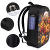 AYCZN Travel Laptop Backpack Baseball Sunflower Anti Theft Business Backpack Watercolor Rose Backpack with USB Charging Port Water Resistant Computer Bag for Men Women Fits 17 Inch Notebook view 4