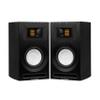 Fluance Ri71 Reference Stereo Powered Bookshelf Speakers with High Performance AMT Tweeters, 5" Drivers, 120W Amplifier for Music, Turntable, TV, PC - HDMI, Bluetooth, RCA & Subwoofer Out (Black Ash) view 1