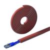 Cable Trunking,Wire Trunking, Half Round Floor Cable Cover, Self Adhesive Electrical Cable Raceway Management, 1m 2m 5m 10m 20m Cord Cover/Floor view 1