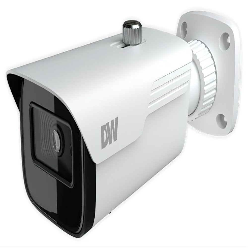 Generic Digital Watchdog DWC-VSBD04BI 4MP Fixed Lens Bullet IP Camera, White; 1/3"" Image Sensor; 30fps; 2.8mm Fixed Lens; True Wide Dynamic Range; 164ft Range Smart IR; Onboard MicroSD Storage Slot
