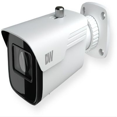 Digital Watchdog DWC-VSBD04MI 4MP Vari-Focal Lens Bullet IP Camera, White; 1/3" Image Sensor; True Wide Dynamic Range; 164ft Range Smart IR; Onboard Card Slot Storage; PoE class3 and DC12V; IP67