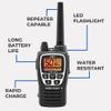 Midland GXT3000 GMRS JIS4 Two-Way Radio, Black/Silver, 2-Pack view 2