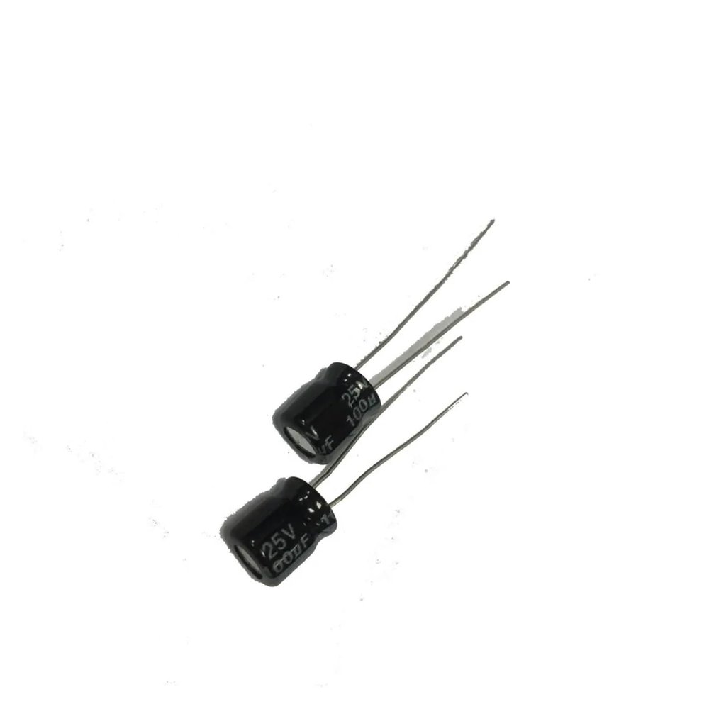 1000PCS 100UF 25V 25V100UF Aluminum Electrolytic Capacitors 6.3x7mm