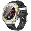 Deczone Band with Stainless Steel Case Cover Compatible with Samsung Galaxy Watch 8 Ultra 47mm (2025) / Samsung Galaxy Watch Ultra 7 47mm Bands (2024) Protective Case Cover for Men (Sliver & Gold) view 1