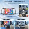 2G+64G for Toyota Venza 2008-2016 Android 13 Car Stereo with Wireless Carplay Android Auto, 9 Inch Touch Screen Car Radio Support GPS/WiFi/Bluetooth/FM/Voice Control/SWC/Backup Camera view 2