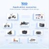 100BALANCE 60A 8-24S Full-Function Smart CAN BMS for LifePO4/Li-ion/LTO Battery Pack Smaller Size Protection Board Build-in R24TH view 4