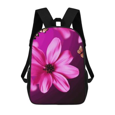 NWGHM Travel Backpack for Women Men 17 In Laptop Backpack Colour Flower Computer Bag Lightweight Casual Daypack