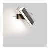 WSYBBY Retro Lights Fixture, l lamp, Modern LED l Lamp Bedroom Bedside l Lights Living Room Aisle Lights - Rotating Combination r Reading Lighting view 2
