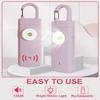 Rechargeable Personal Safety Alarm for Women, 130dB Loud Siren Birdie Sound, Strobe SOS LED Light, USB C Charging, Personal Alarm Keychain for Women view 2
