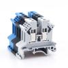 100pcs UK-2.5B Din Rail Terminal Block Wire Conductor Universal Connector Screw Connection Terminal Strip Block UK2.5B(Green) view 3