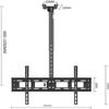 Dntum Ceiling TV Mount, Hanging Tilt Swivel 360 Rotation Full Motion TV Bracket, Hidden Cable Management, Fits Most 40-80inch TVs TV Mount TV Stand view 2