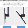 Dntum Ceiling TV Mount, Hanging Tilt Swivel 360 Rotation Full Motion TV Bracket, Hidden Cable Management, Fits Most 40-80inch TVs TV Mount TV Stand view 3