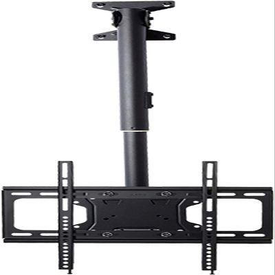 Dntum TV Ceiling Mount Adjustable Bracket, Fits Most 32-65" LCD, Tilt Swivel Telescopic Bracket TV Mount TV Stand (2m)