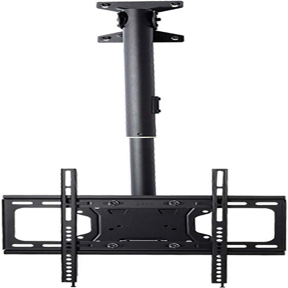 Dntum TV Ceiling Mount Adjustable Bracket, Fits Most 32-65" LCD, Tilt Swivel Telescopic Bracket TV Mount TV Stand (2m)