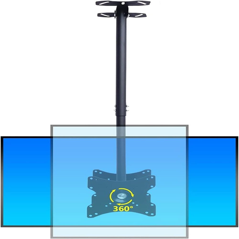 Dntum Dual Sided Ceiling TV Mount Bracket, Telescopic Full Motion TV Ceiling Mount, for 22-43 Inch LCD Flat Screen TVs TV Mount TV Stand